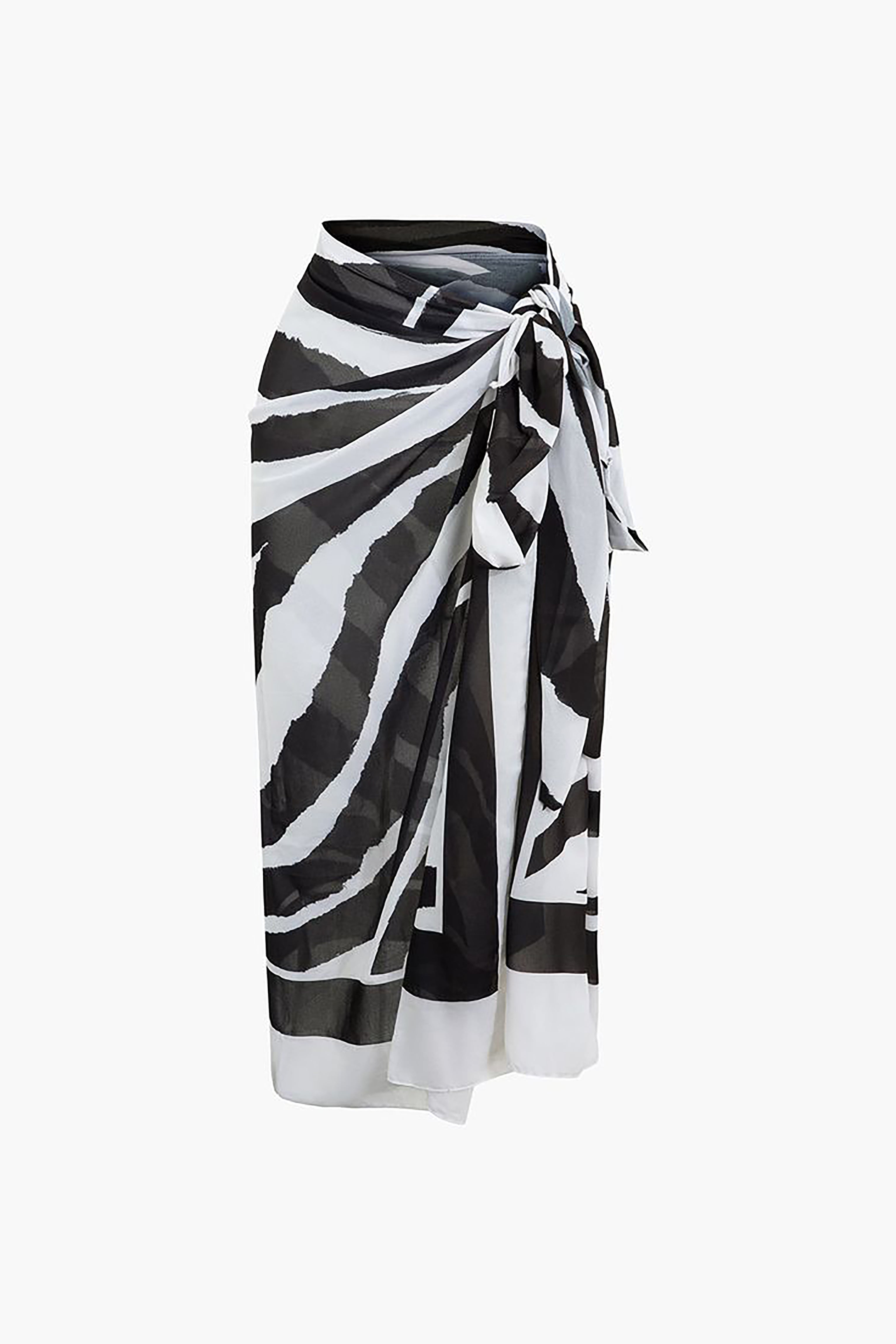 Zebra Tide Sarong