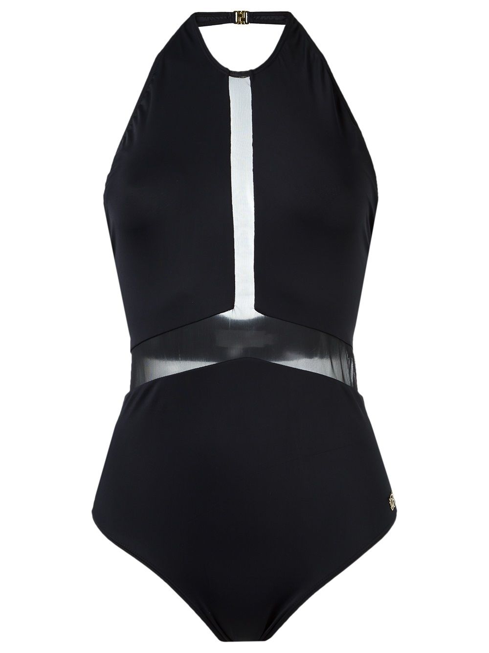 Midnight Sheer Halter Monokini